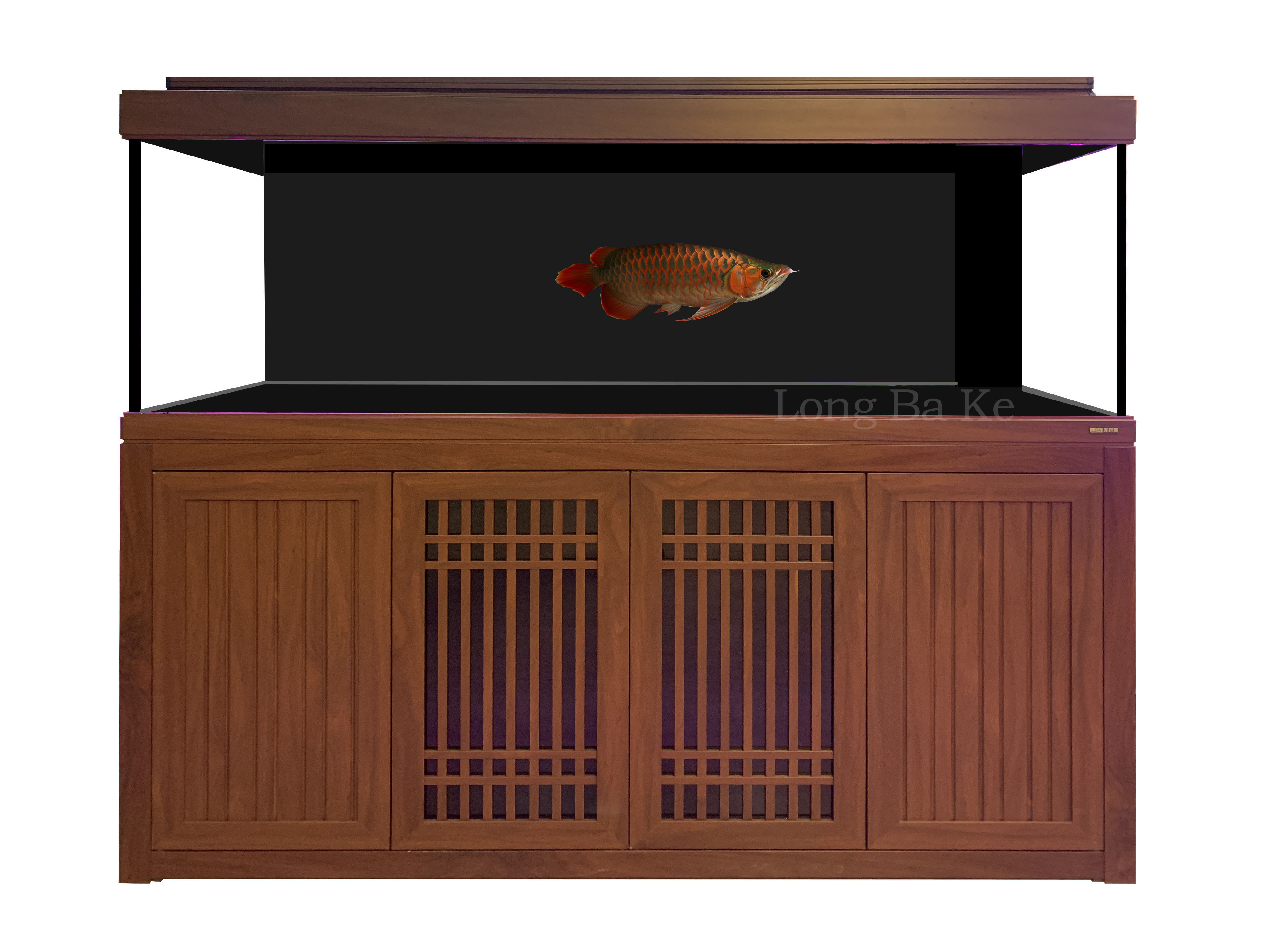 龍巴克智能龍缸-紅木色