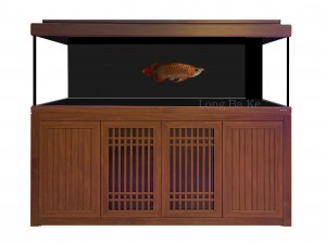 龍巴克智能龍缸-紅木色