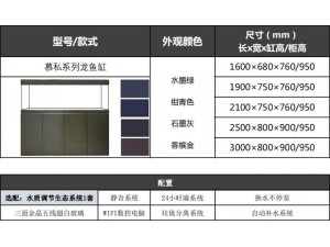 慕動(dòng)全鋁龍缸